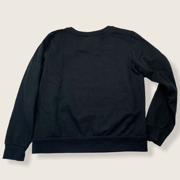 Space Jam Looney Tunes Sweatshirt Black Womens Size Medium Taz Bugs Bunny - Picture 4 of 8